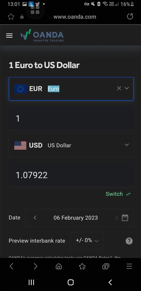 oanda converter currency